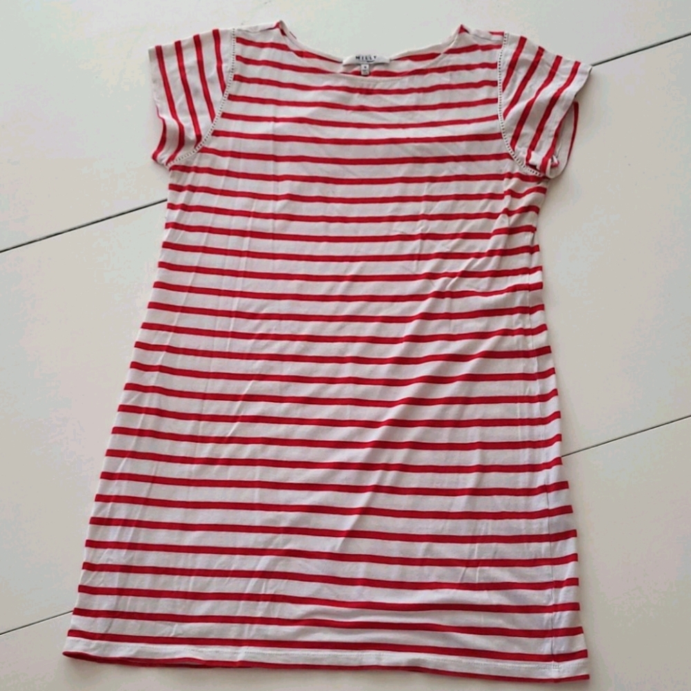 Red and white striped mini dress ♥